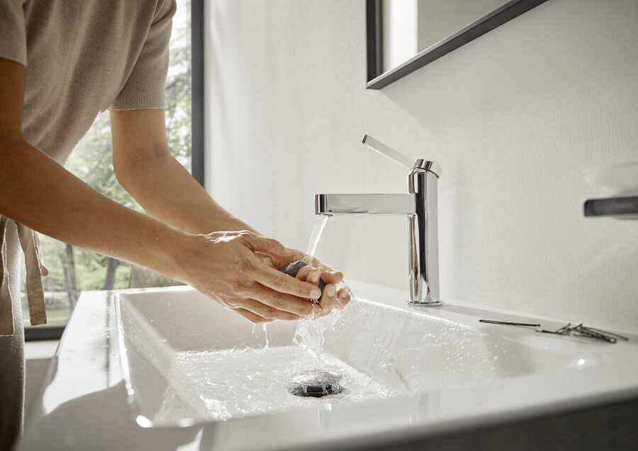 Hansgrohe Finoris Tek kollu lavabo bataryası 110 kumandalı 76020000