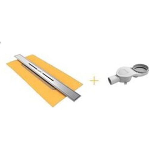 Hüppe Galata x Dus Kanali Yandan Çikisli Mat Satine 40 cm