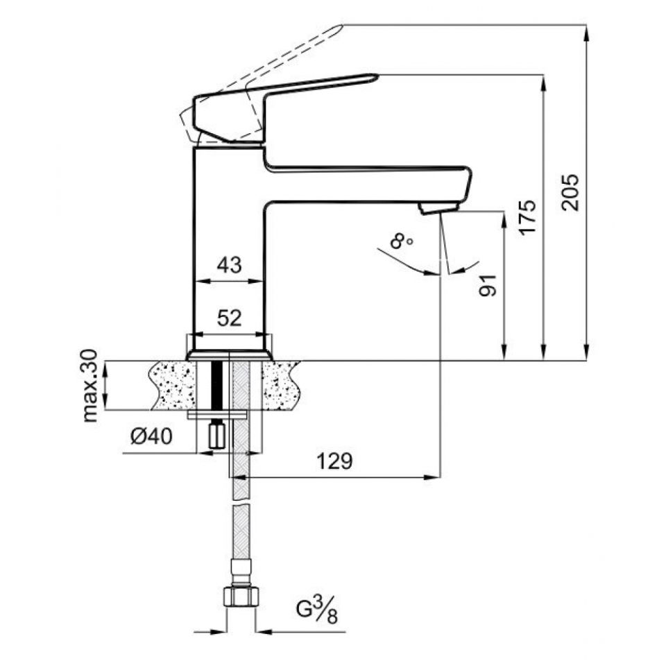 Kale Basics Lavabo Bataryası 410200500516