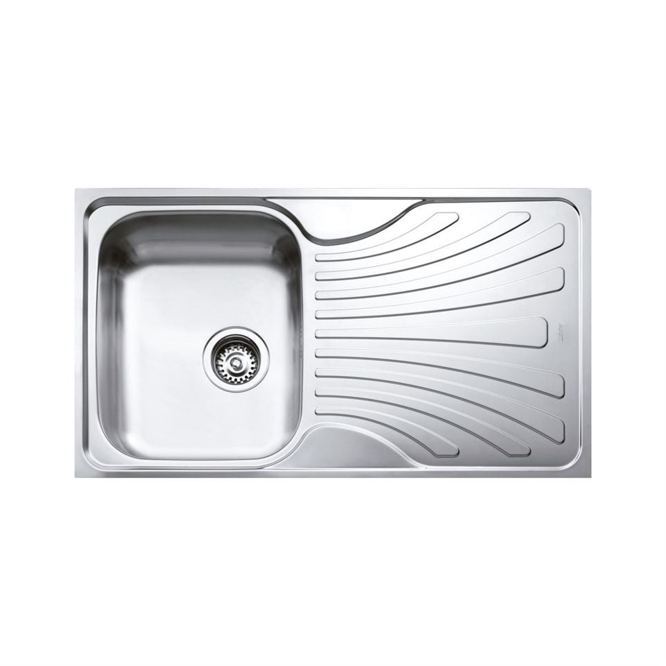 Nerissa 50 B Mikro Keten Dokulu Tek Gözlü Sağ Damlalıklı Eviye (TEKA.40109217)