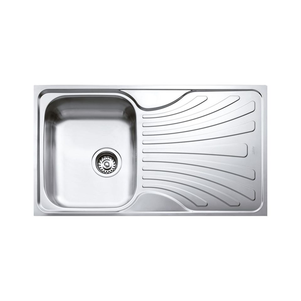 Nerissa 50 B Mikro Keten Dokulu Tek Gözlü Sağ Damlalıklı Eviye (TEKA.40109217)