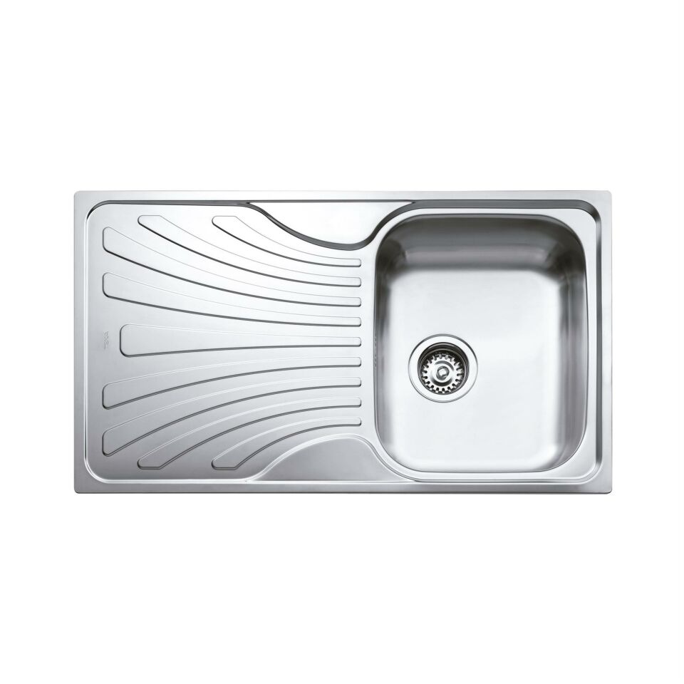 Nerissa 50 B Paslanmaz Çelik Tek Gözlü Sol Damlalıklı Eviye (TEKA.40109215)