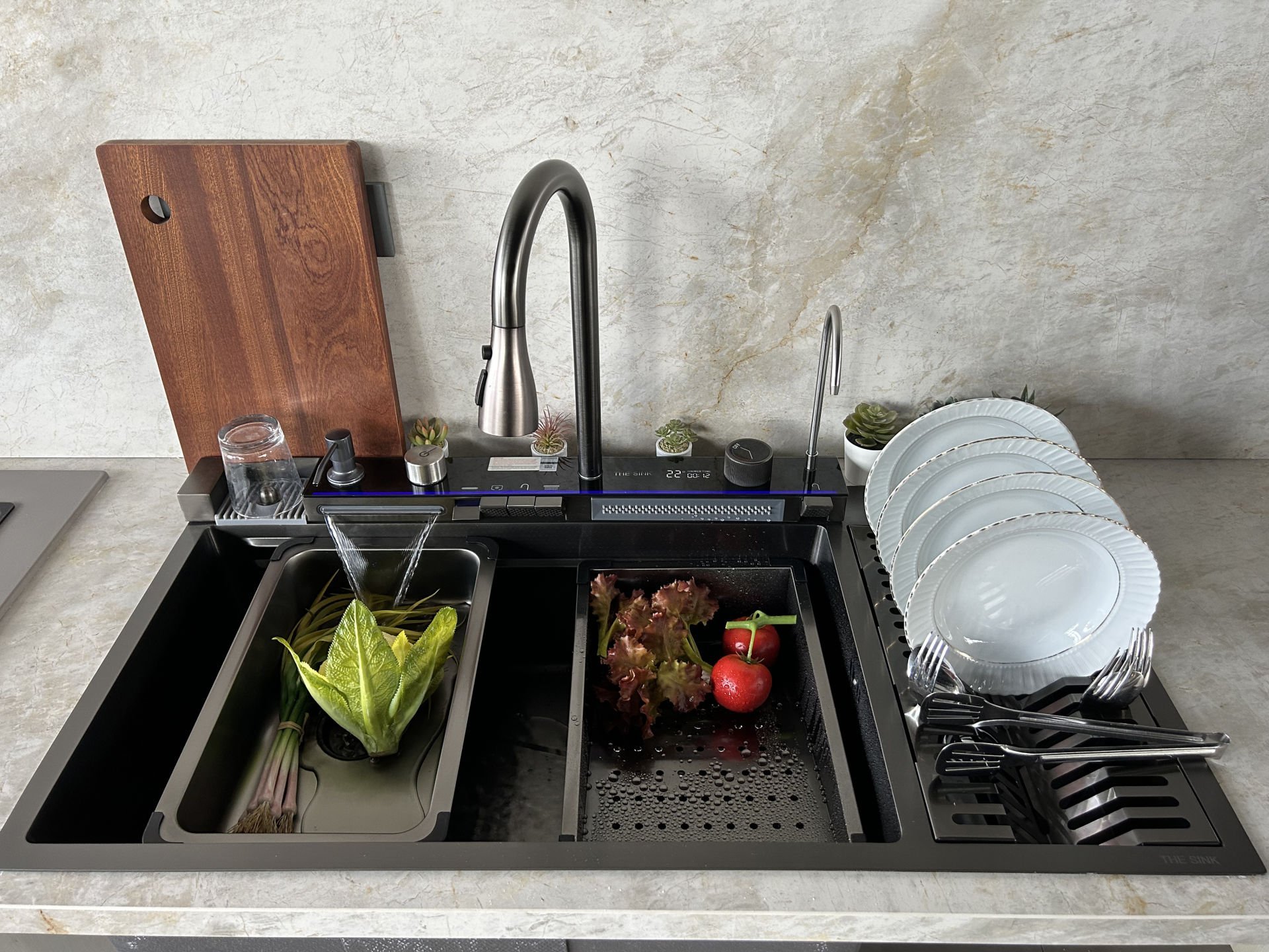 The Sink Aymarin 100x50 Teknolojik Eviye Seti