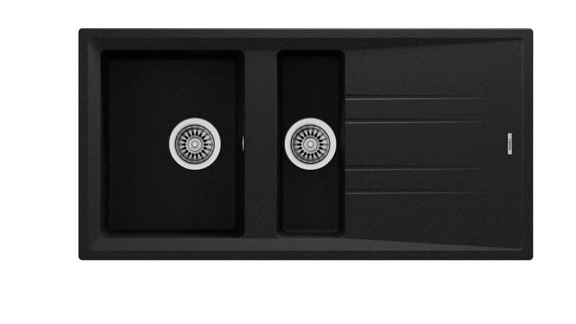 Teka Stone 60 B-TG Auto Metalik Siyah Granit Eviye 115360003
