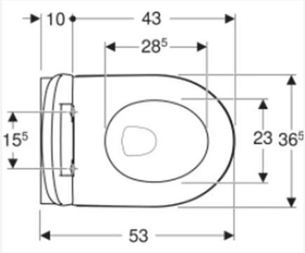 GEBERİT iCon Rimfree Asma Klozet ve Kapak Seti 501.659.00.1