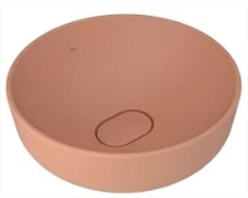 Kale banyo ZERO 2.0 Ø40 Yuvarlak Çanak Lavabo mat ŞEFTALİ 310200200610